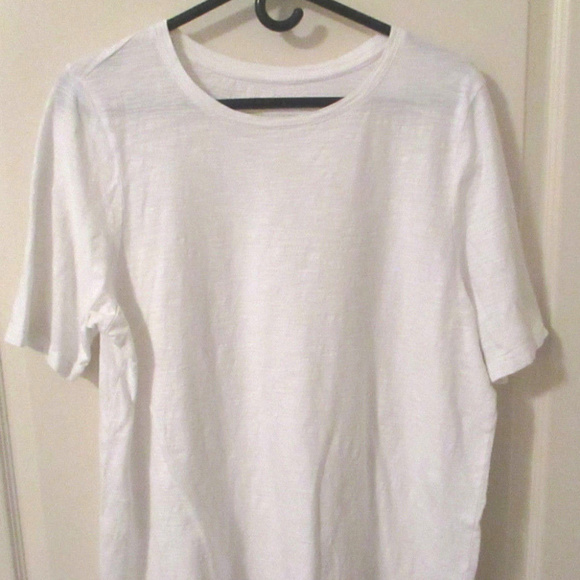 J. Jill Tops - J.Jill L white cotton slub knit casual top